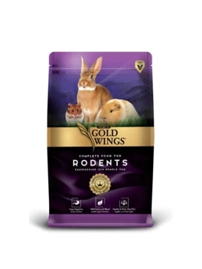 Gold Wings Food for Rodents and Rabbits A Balanced and Complete Blend 1000g
