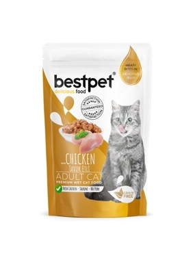 Best Pet Wet Cat Food with Chicken in Jelly 85g