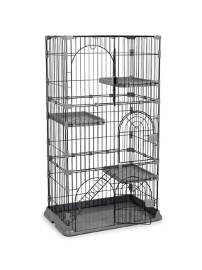 Pets Time Large High Quality Metal Cat Cage, Safe and Comfortable (Multiple Colors)