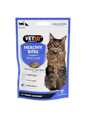 Vet IQ Adult Cat & Kitten Dental Care Treats 65g