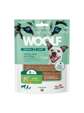 Woolf Lamb & Pumpkin Dog Treats for Dental & Gum Care (108g-6p)