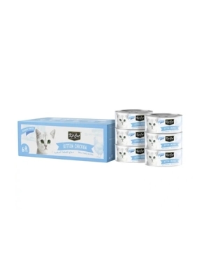 Kit Cat wet food for Kitten with Chicken 50gx6