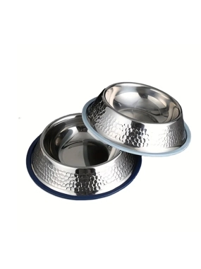 Pets Time Stainless Steel Pet Bowl with Non-Slip Base (small)