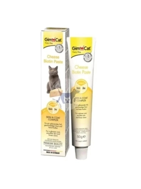 Jim Cat Skin & Cote Biotin & Cheese Squeezer for Cats 200g