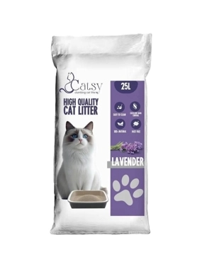 Catsy High Clumping Bentonite Cat Litter with Multiple Scents 25L
