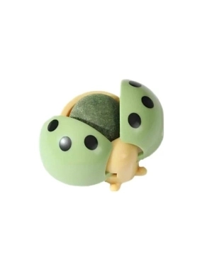 A cat toy with a ladybird inside and a catnip ball (in multiple colors)