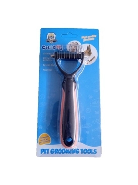 A brush for cats and dogs to remove tangles and loose hair (in multiple colors)