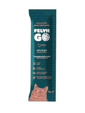 Felyn Go Cat Treats with Chicken and Salmon 10g