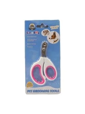 Pet nail clippers with stainless steel blades (multiple colors)