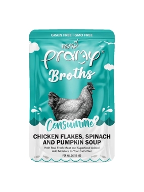 Brami Cat Soup with Chicken Flakes, Spinach & Pumpkin 40g
