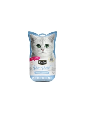 Kit cat Offer Creamy Cat Treats with Chicken and Goat's Milk (1+4 x 15g)