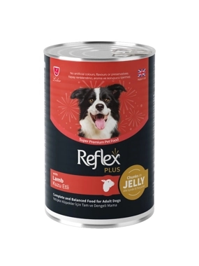 Reflex Plus Wet Dog Food Lamb Chunks in Jelly 400g