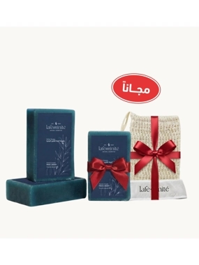 عرض صابونة النيلة لتفتيح البشرة مع ليفة مجانا