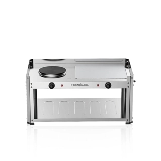 Home Elec Electric Heater – Silver Metal Body – 1500W