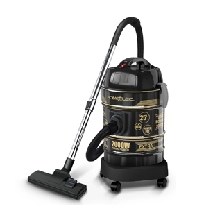 Home Elec Vacuum Cleaner 25 Liter 2000 Watt Black