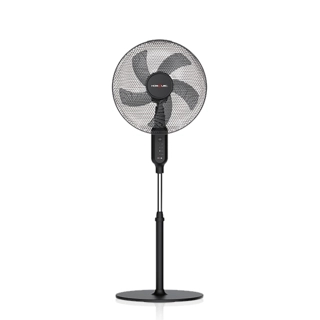 Home Elec Tower Fan – Black Design with Remote Control