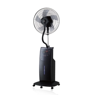 18-inch Tower Fan with Water Mist, 100W, 12-Hour Timer, Remote Control, Mosquito Repellent