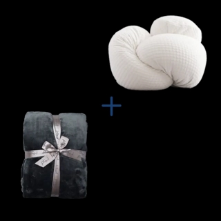 Extra Comfort set :
Includes 1 Body Pillow + 1 Winter Blanket (200x150 cm).Dark green