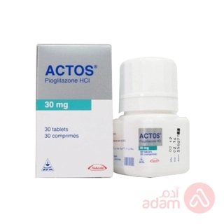 Actos 30mg 30Tablets