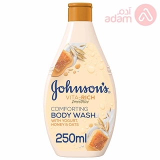 Johnson's Body Wash Vita-Rich Smoothies Comforting Yoghurt Honey & Oats 250ml