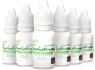 StefiaTruly Pack of 6 Natural Sweetener Drops, Up to 400 Drops Per Bottle