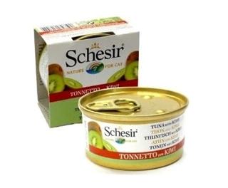 Schesir Can for Cat Tuna with Kiwi 75g(Box)