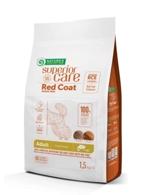 Nature's Protection Superior Care – Dog – Red Coat Small Breed – Salmon – 1.5kg