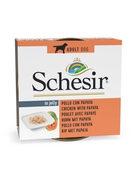 Schesir Can for Dog Chicken With Papaya in Jelly 150g