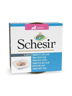 Schesir Can For Puppy Tuna With Aloe in Jelly 150g