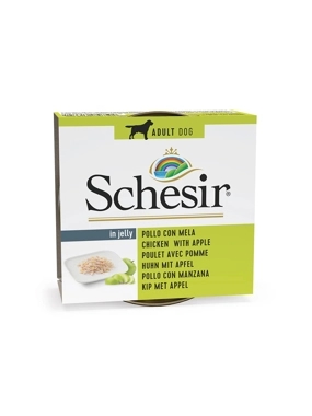 Schesir Can for Dog Chicken With Apple in Jelly 150g