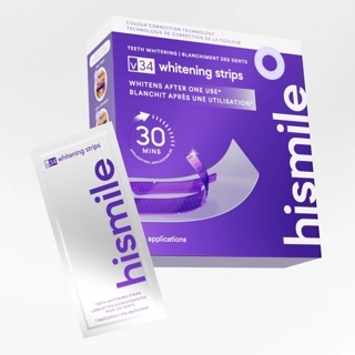 V34 PURPLE TEETH WHITENING STRIPS