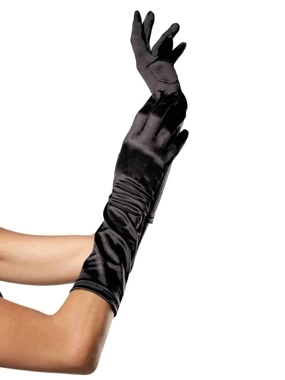 Satin Elbow Length Gloves