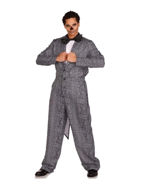 Men's Pinstriped Tux Costume