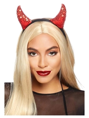Sequin Devil Horns