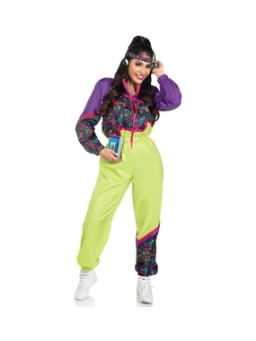Rad 80s Tracksuit Costume S/M