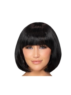 14" Short Natural Bob Wig BLACK