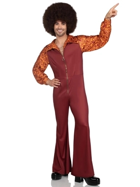 Men's Disco Leisure Suit Costume