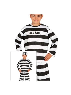 Child Prisoner Costume 5-6 Years