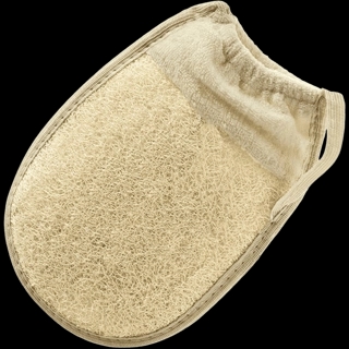 Organic egyptian loofah spa mitt