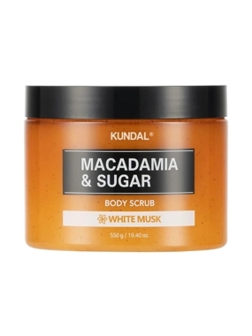 KUNDAL - M&S BODY SCRUB 550G - WHITE MUSK