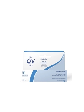 QV, Face Lip Balm Spf 30 For Sensitive Skin - 15 Gm