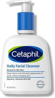 Cetaphil Daily Facial Cleanser Normal To Oily Skin 237 Ml