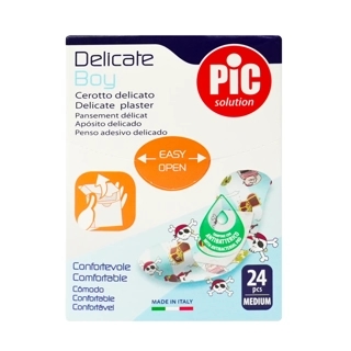 Pic Delicate Boy Plaster 1.9 X 7.2 Cm - 24 Pcs