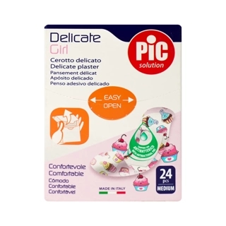 Pic Delicate Girl Plaster1.9X7.2Cm - 24 Pcs