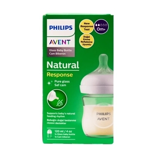 Avent Natural Feeding Bottle Glass 120 Ml 1 Pc