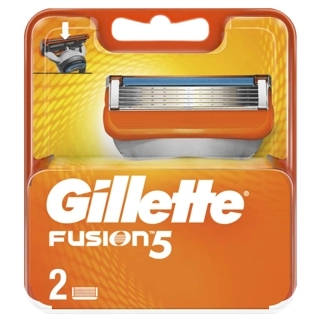 Gillette Fusion 5 Men'S Razor Handle + 2 Blade Refills