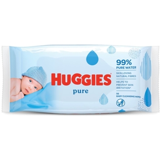 Huggies Baby Wipes Pure 56 Sheets