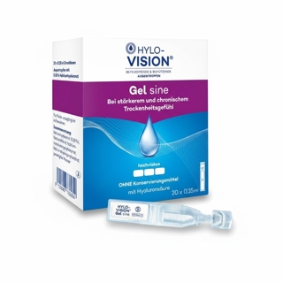 Hylo-Vision Gel Sine Single-Dose Pipettes 20×0.35 ml