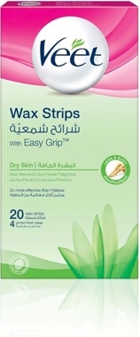 Veet Cold Wax Strip Dry Skin 20 Pcs