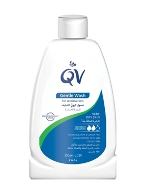 QV, Gentle Wash Cleanser Hydrates Skin Soap Free - 250 Gm